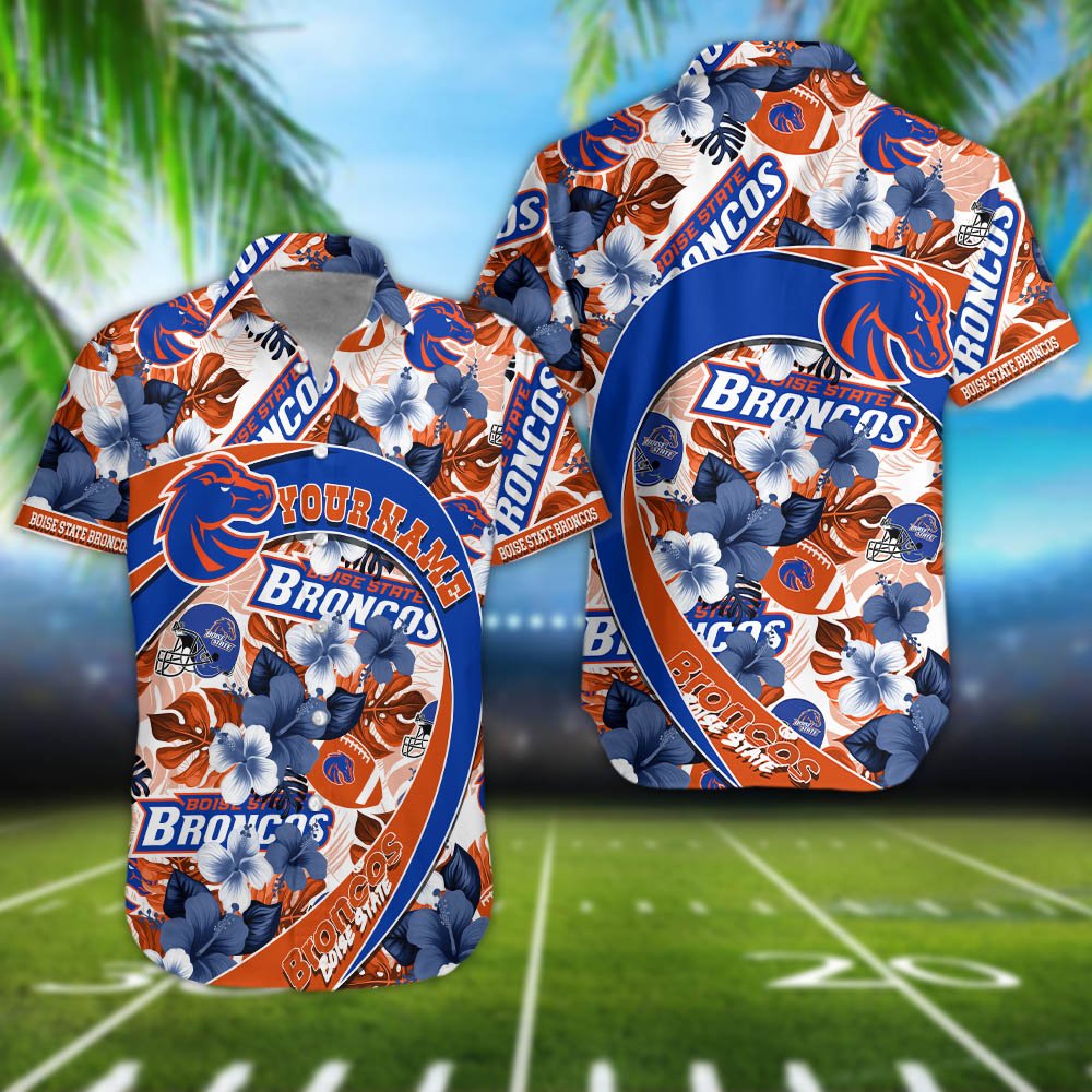 Boise State Broncos Hawaii Shirt Personalized Your Name, Hawaii Shirt For Football Lovers, Summer Gift For Fans ETHY-57578