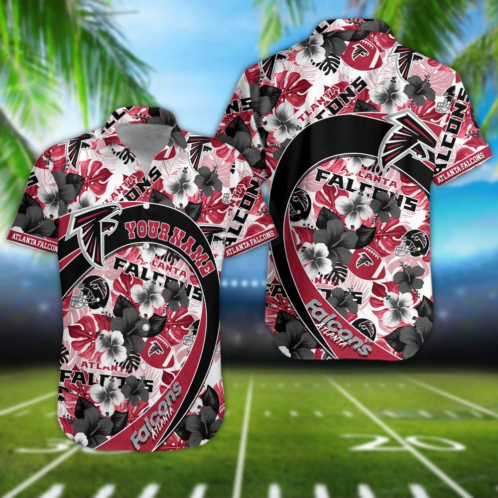 Atlanta Falcons Hawaii Shirt Personalized Your Name, Hawaii Shirt For Football Lovers, Summer Gift For Fans ETHY-57578