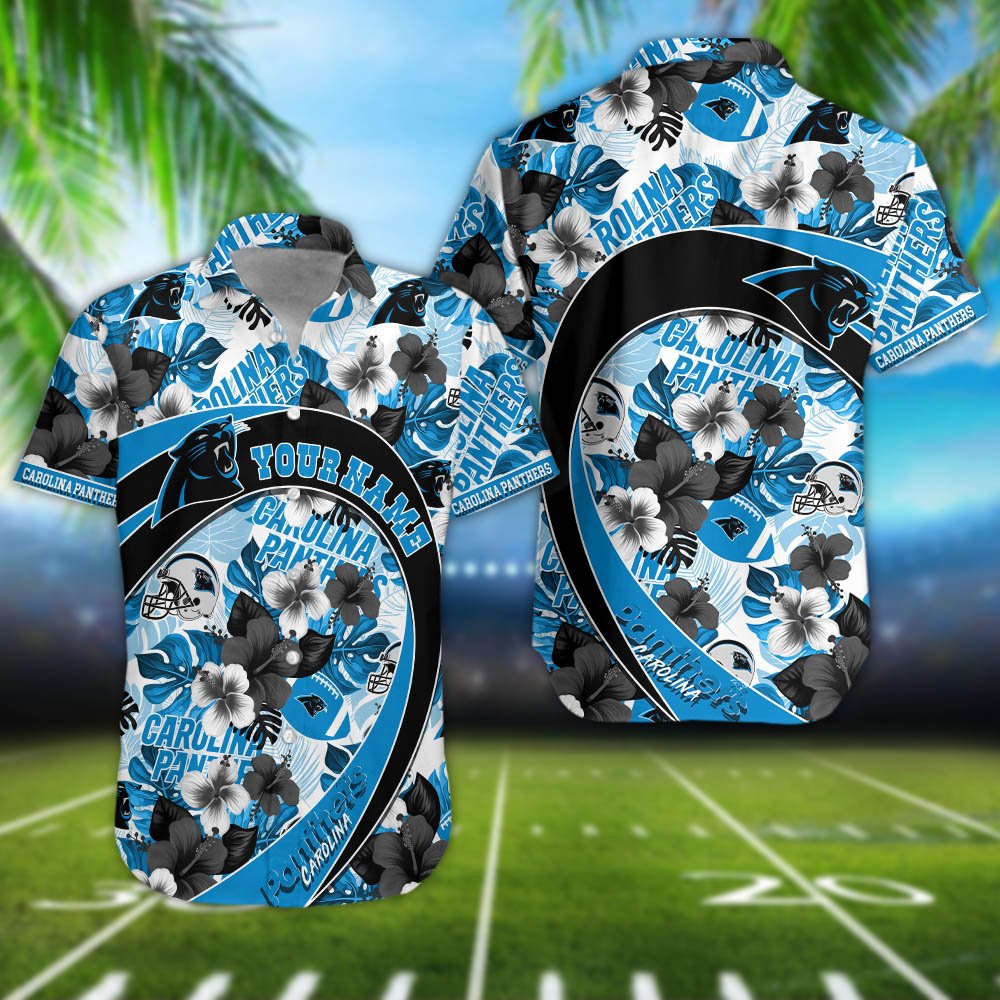 Carolina Panthers Hawaii Shirt Personalized Your Name, Hawaii Shirt For Football Lovers, Summer Gift For Fans ETHY-57578