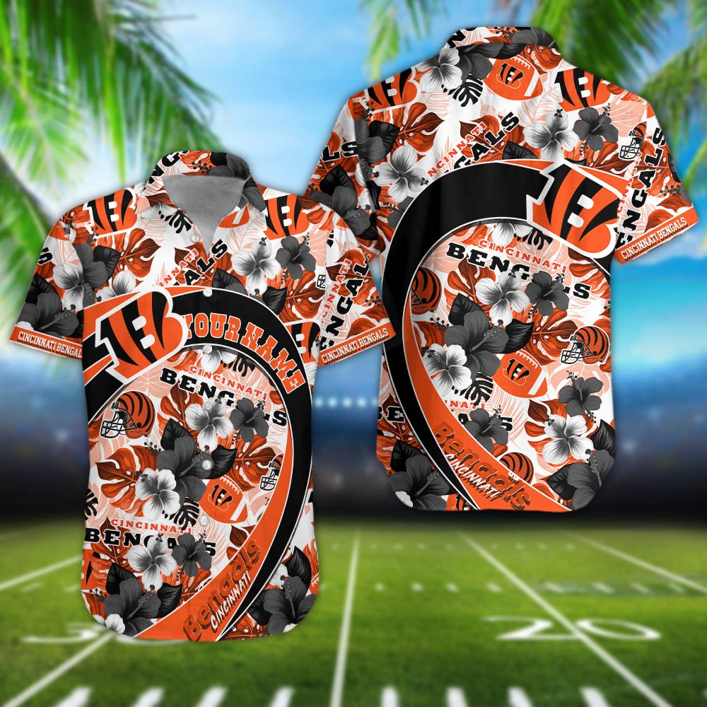 Cincinnati Bengals Hawaii Shirt Personalized Your Name, Hawaii Shirt For Football Lovers, Summer Gift For Fans ETHY-57578