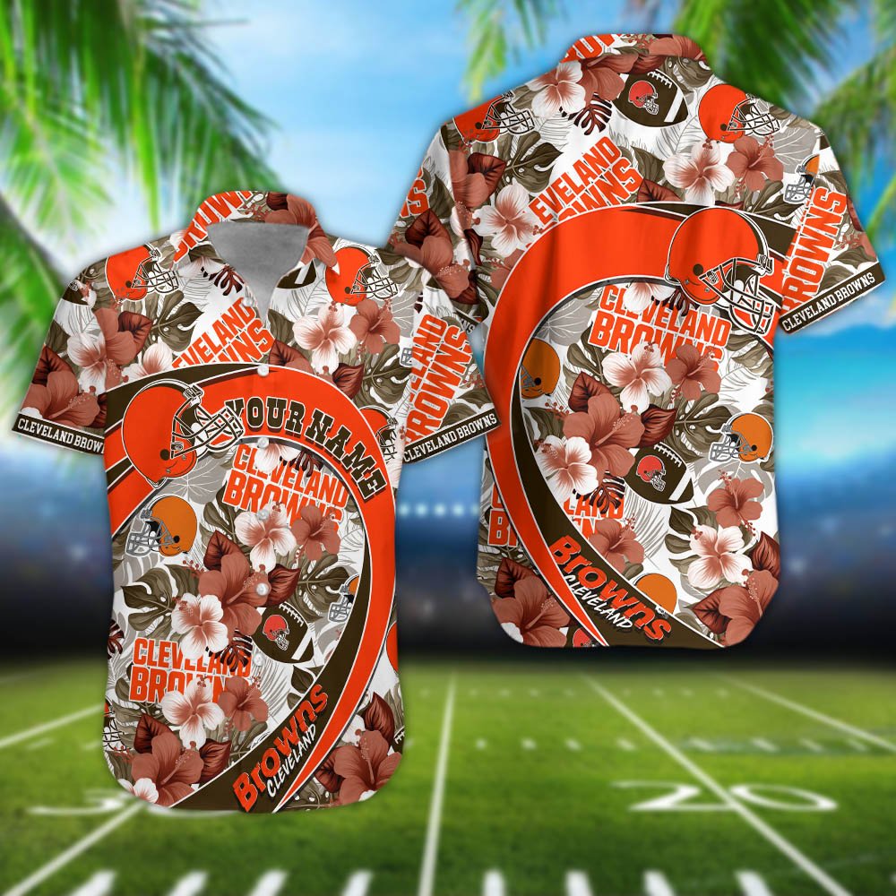 Cleveland Browns Hawaii Shirt Personalized Your Name, Hawaii Shirt For Football Lovers, Summer Gift For Fans ETHY-57578