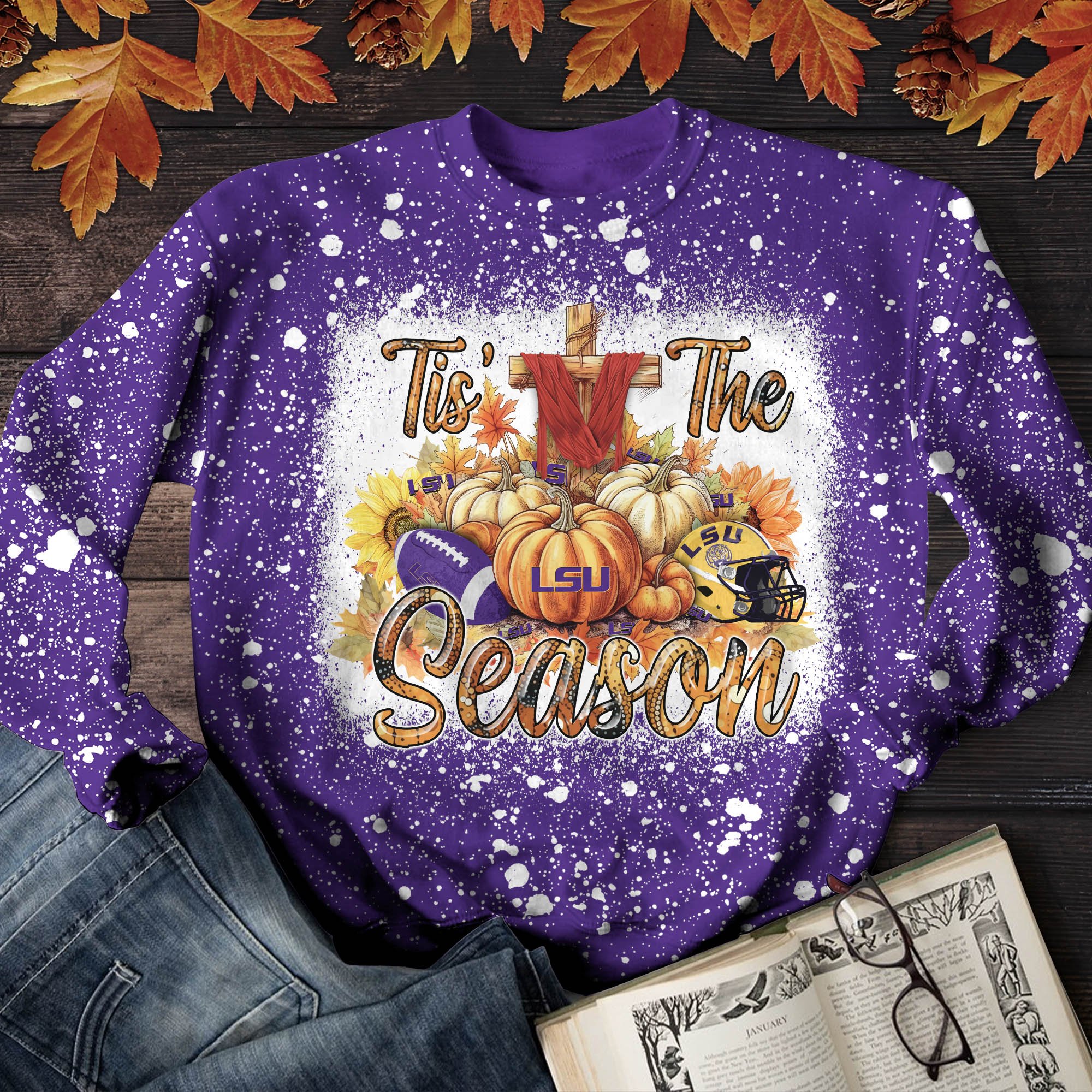 LSU TIGERS T-shirt Sweatshirt Hoodie, Tis' The Reason Shirts, Autumn Gifts For Sport Lovers ETHY-51983