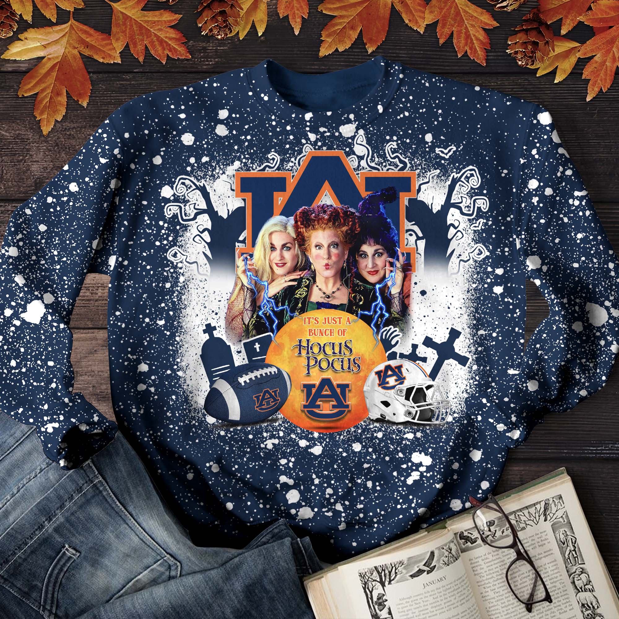 Auburn Tigers T-shirt Hoodie Sweater, Hocus Pocus And Sport Team Shirts, Sport Shirts For Fan, Sport Gifts ETHY-52065