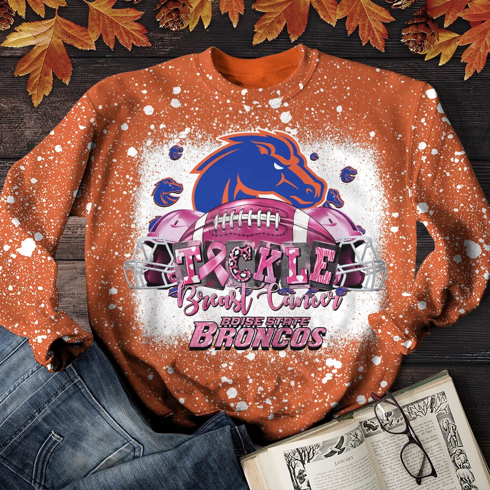 Boise State Broncos T-Shirt Sweatshirt Hoodie, Breast Cancer And Sport Team Shirts, Sport Gifts ETHY-52130