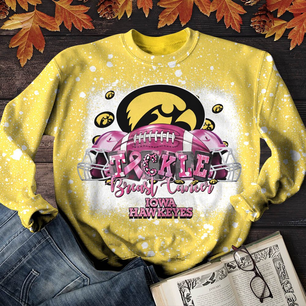 Iowa Hawkeyes T-Shirt Sweatshirt Hoodie, Breast Cancer And Sport Team Shirts, Sport Gifts ETHY-52130