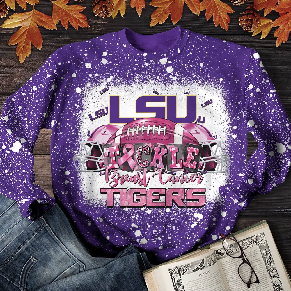 LSU TIGERS T-Shirt Sweatshirt Hoodie, Breast Cancer And Sport Team Shirts, Sport Gifts ETHY-52130