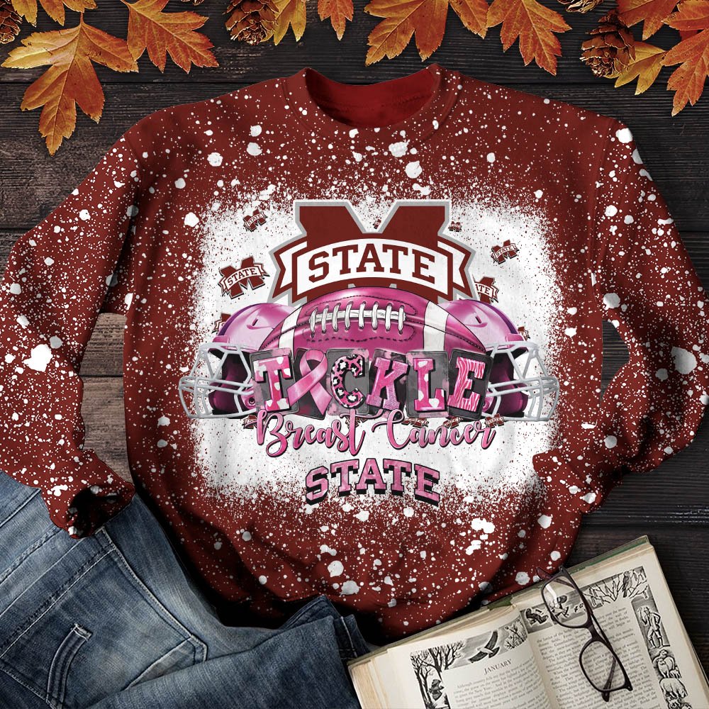 Mississippi State Bulldogs T-Shirt Sweatshirt Hoodie, Breast Cancer And Sport Team Shirts, Sport Gifts ETHY-52130