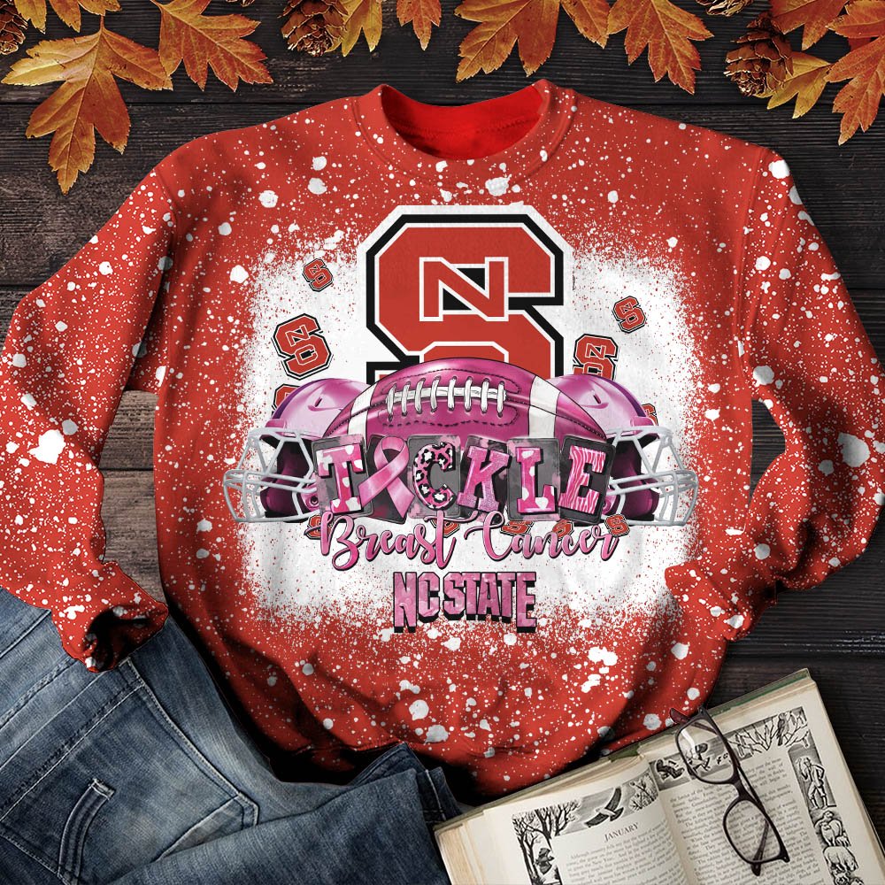 NC State Wolfpack T-Shirt Sweatshirt Hoodie, Breast Cancer And Sport Team Shirts, Sport Gifts ETHY-52130