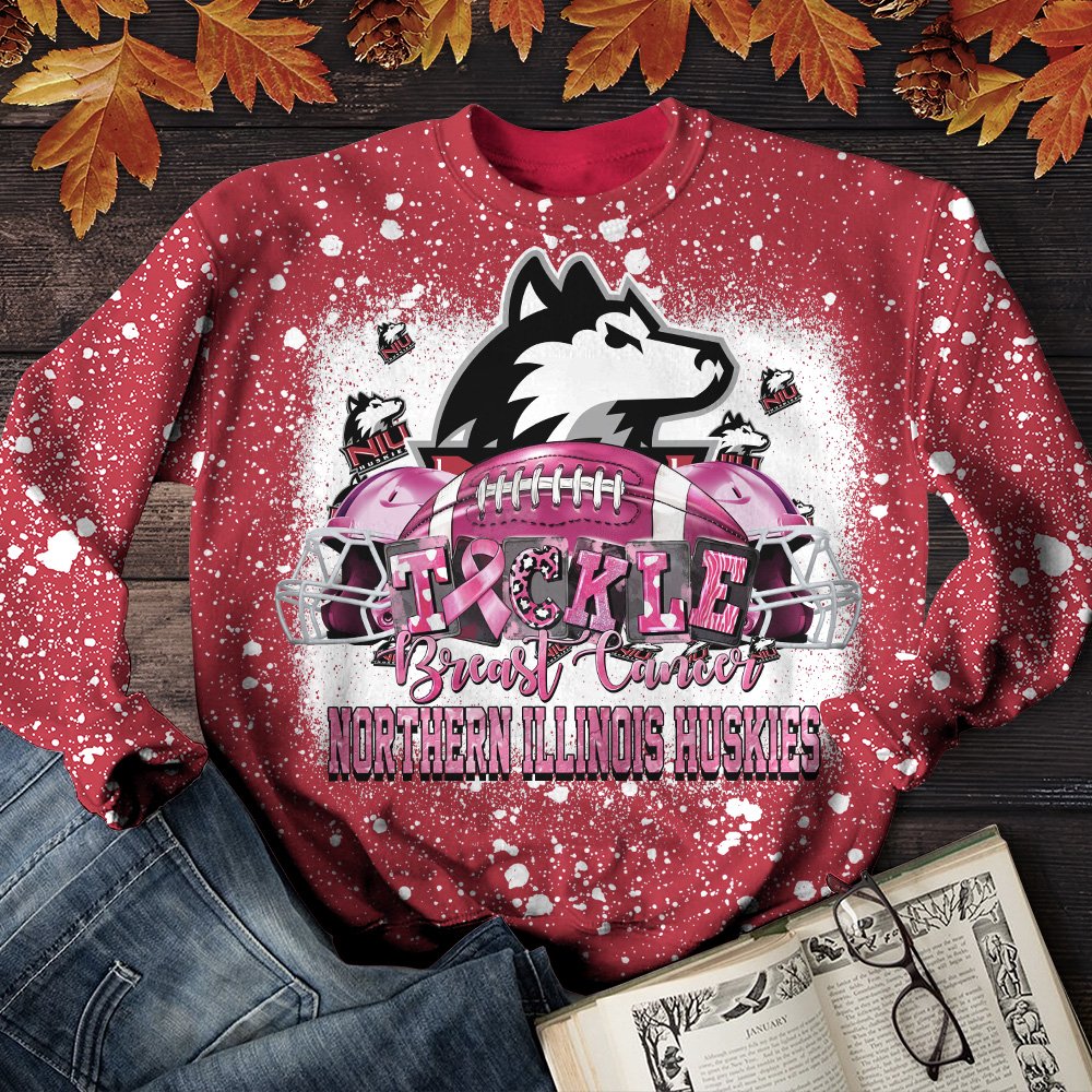 Northern Illinois Huskies T-Shirt Sweatshirt Hoodie, Breast Cancer And Sport Team Shirts, Sport Gifts ETHY-52130