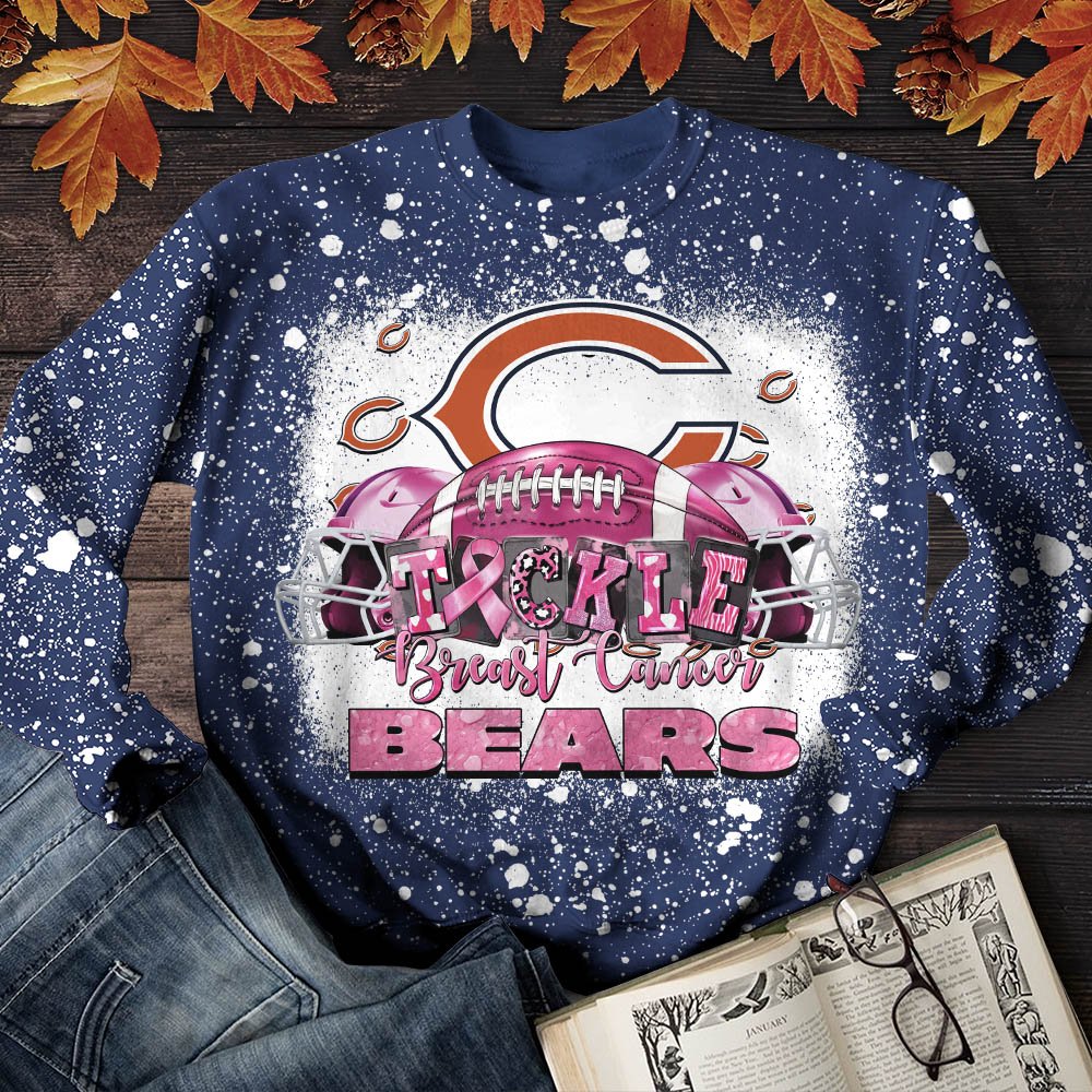 Chicago Bears T-Shirt Sweatshirt Hoodie, Breast Cancer And Sport Team Shirts, Sport Gifts ETHY-52130