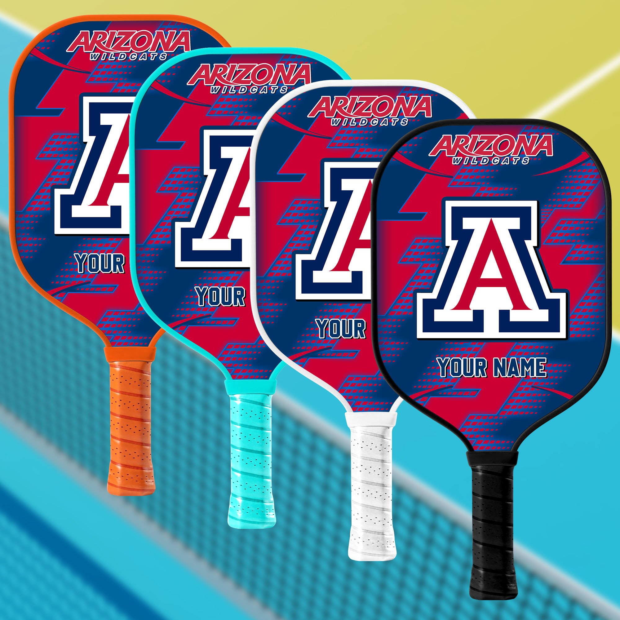 Arizona Wildcats Pickleball Paddles Personalized Your Name, Sport Paddles, Sport Lover Gifts ETHY-60901