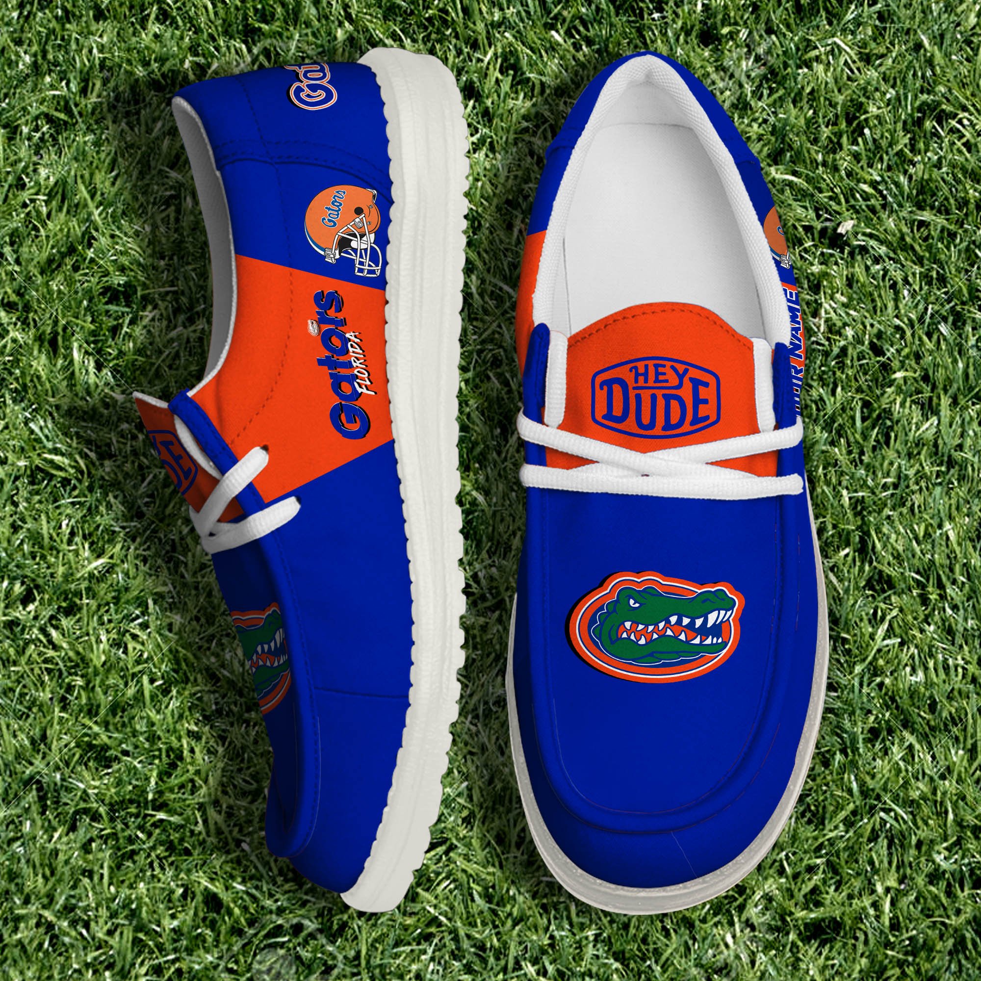 Florida Gators White Canvas Loafer Personalized Your Name, Sport Team, Sport Gifts ETHY-61003